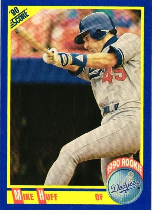 1990 Score - Mike Huff #597 (RC)