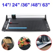 14"/24"/36"/48"/63" Manual Rotary Paper Trimmer Sharp Photo Paper Rolling Cutter