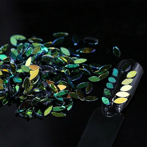 Nail Art Glitter Shapes Sequin, Unicorn, Moon, Leaves, Puzzle, Stars, Mickey, UK - Picture 50 of 78