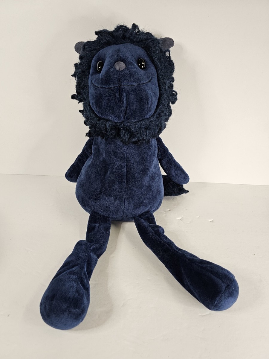 Jellycat Luda Monster Plush Stuffed Animal Dark Blue Navy Blue 17