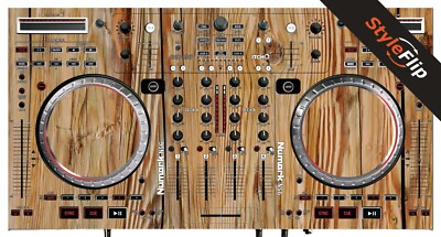 Numark NS6 | Color Wood 4 | Protective Decal | StyleFlip Skins