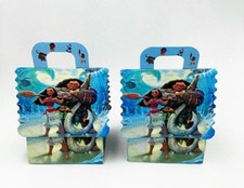 6 Pcs Set, Moana Candy/gift Boxes Kids Birthday Party Supplies