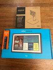 Echo Show 15 | Full HD 15.6" smart display w Alexa and Fire TV remote + stand
