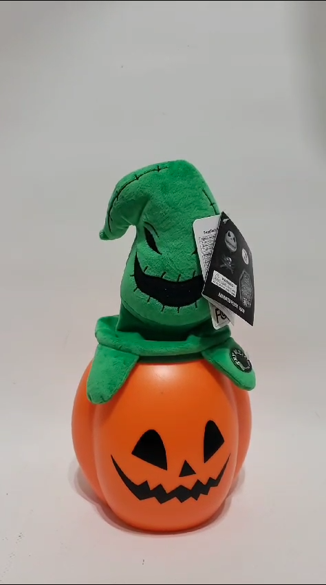 The Nightmare Before Christmas Oogie Boogie Man Pumpkin Animated