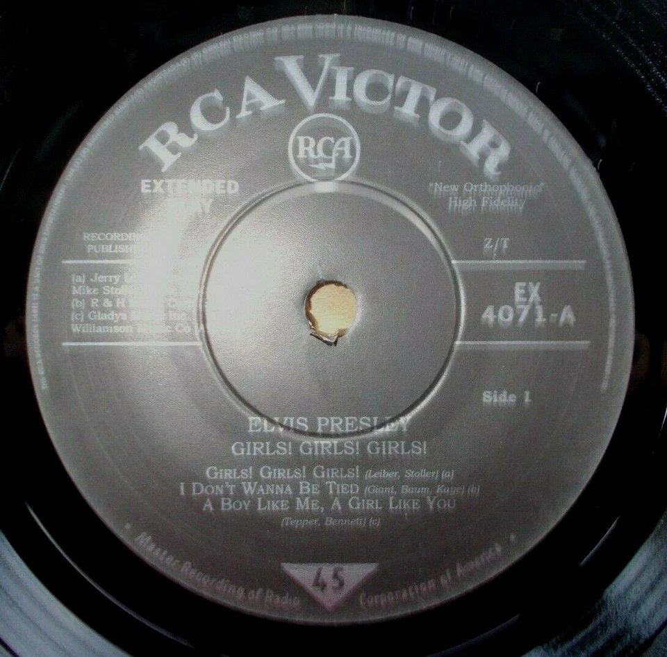 Elvis PRESLEY EP Girls! Girls! Girls!★Return To Sender★A Boy Like Me★RCA EX-4071 - Bild 3 von 4