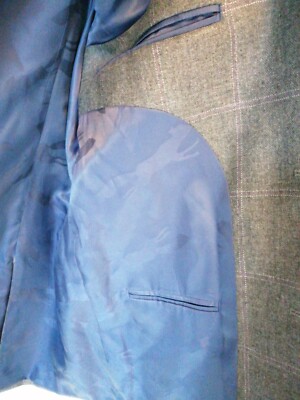 Veste Costume Homme Paul Costelloe Grise - Taille 38 (M), Laine, Occasion Impeccable