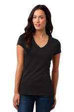 District DT4501 Juniors Womens Vintage Wash V...