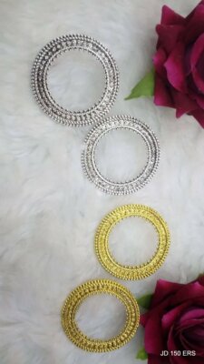 Indian Traditional  Round Stud Earrings, Bollywood Fashion jewelry, Gift For Her