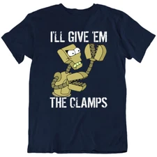Robot, I'll Give them, Clamp Face Vector Futurama Cartoon Funny T Shirt Gift New
