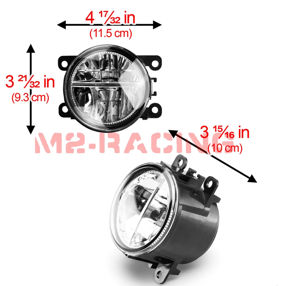 Para 13-20 Scion FR-S Subaru BRZ 2x Lámpara LED Luz Antiniebla Ajuste Calidad Repuesto F5 Foto 2 de 4