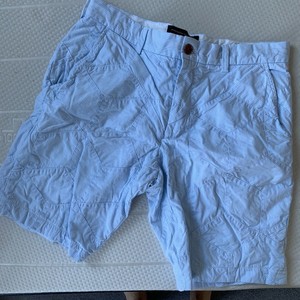 light blue cotton shorts