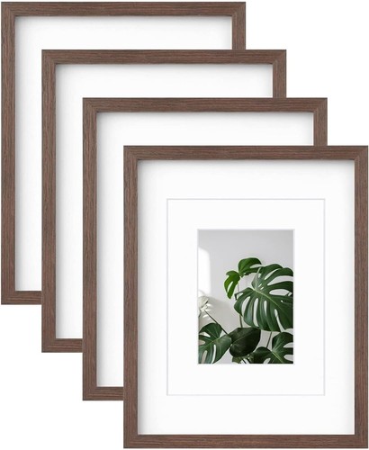 Stylish Matted and Un-Matted Picture Frame Set - Perfect for Home & Gifting - Picture 3 of 10