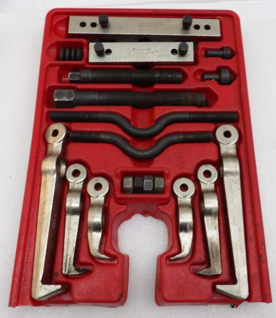 Snap On Tools 2 Jaw Gear Puller Set CJ2002 bar type puller W/ 6 jaws (3