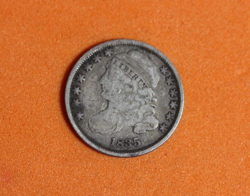 1835- Pointed Top Capped Bust Dime #P02732