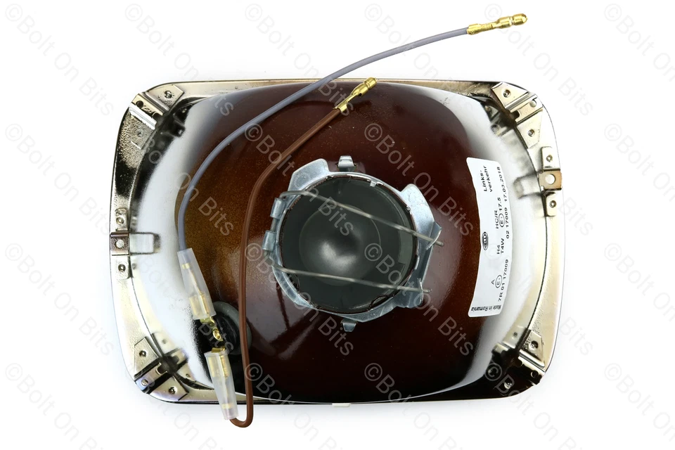 Un faro halógeno rectangular RHD BEDFORD Midi Rascal Bambi Suzuki Super Foto 3 de 4