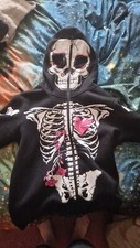 Jawbreaker Full Zip Skeleton Hoodie
