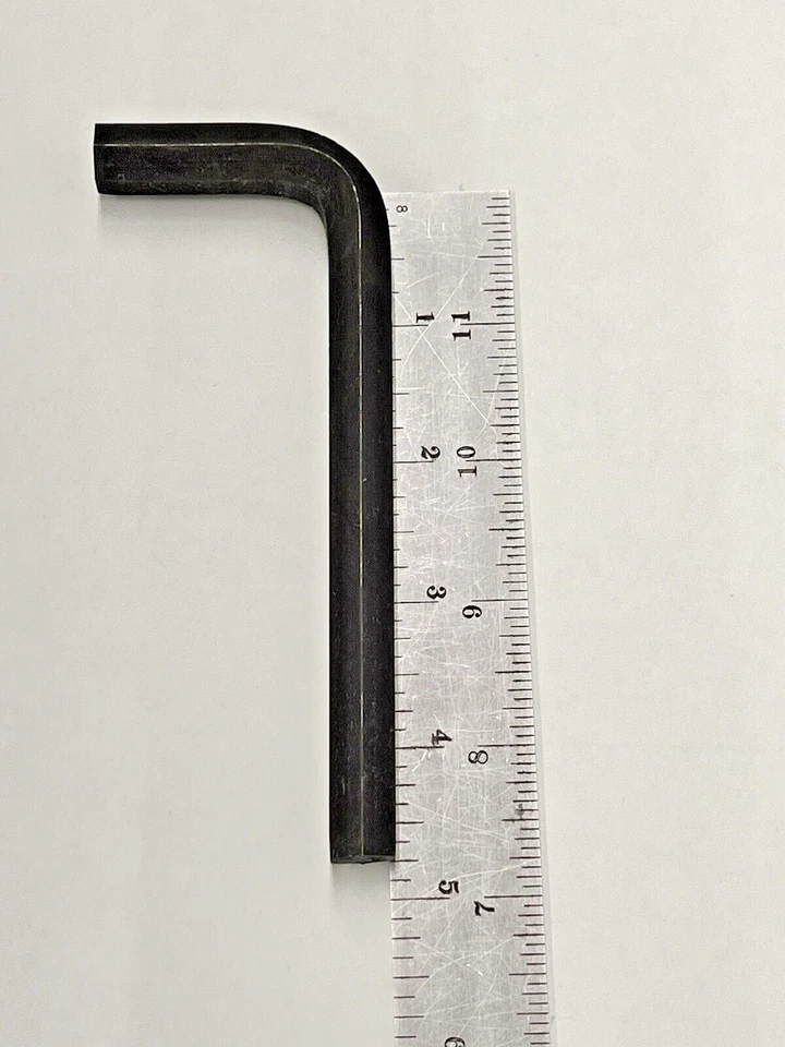 (2 pieces) 7/16 Short Arm L Hex Key Wrench 7/16x5-3/16" .4375 USA - Image 3 of 4