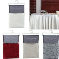 TOVAGLIA ANTIMACCHIA JACQUARD  TAVOLO 4,6,12 POSTI VARIE MISURE 