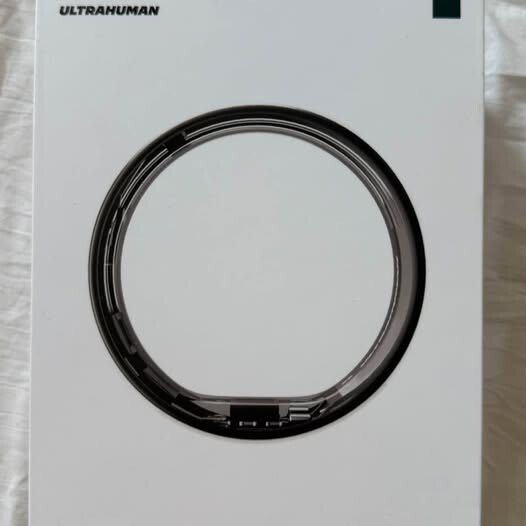 Ultrahuman Ring AIR Smart Ring in Raw Titanium - Size 10 by Ultra Human
