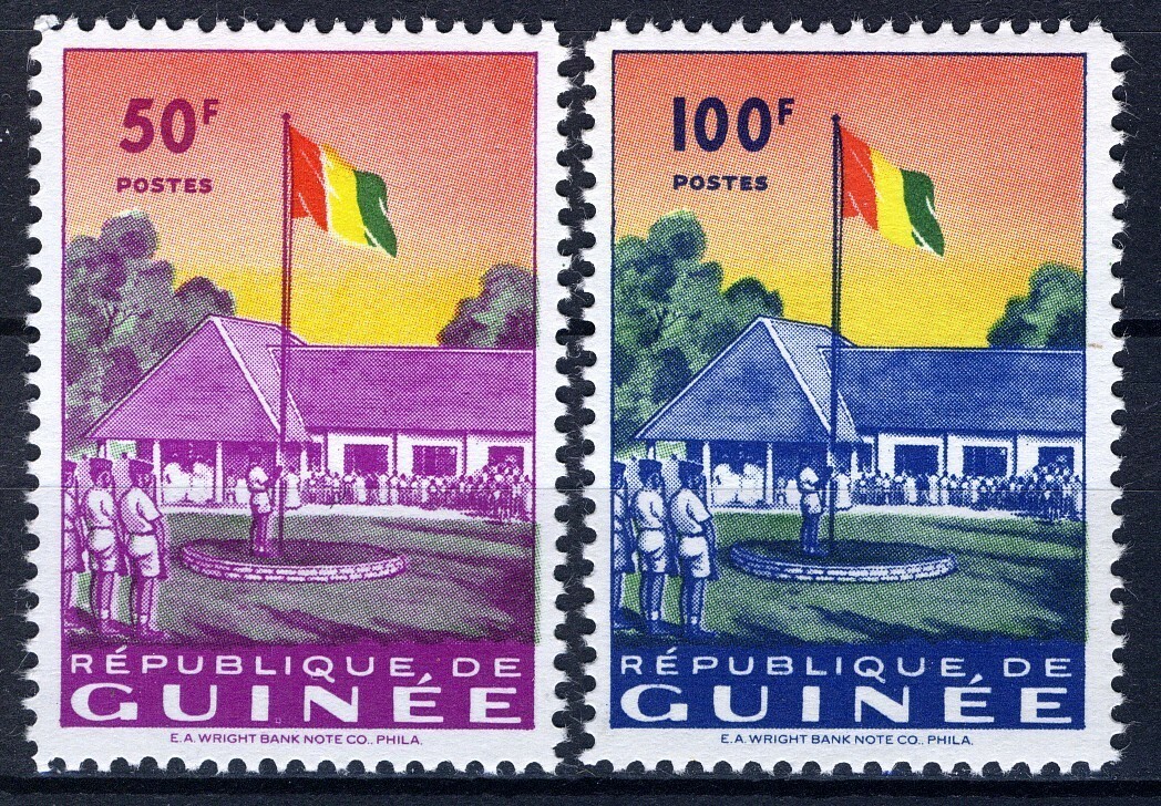 Guinea 1959, Flag set VF MNH, Mi 24-25 cat 4€ | eBay