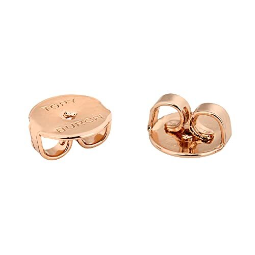 Tory Burch 60525 955 PAVE PEARL DROP EARRINGS Pink Gold | eBay