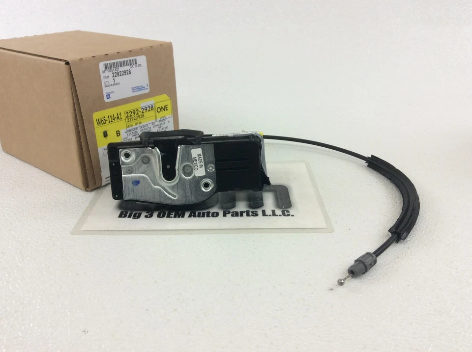 2008-2014 Cadillac CTS Front RH Passenger Side Door Lock Latch Actuator new OEM - Image 2 of 4