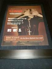 Ozzy Osbourne Dreamer Rare Original Radio Promo Poster Ad Framed! #2