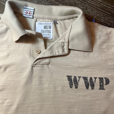 Under Armour Shirt Mens M Wounded Warrior Project Charged