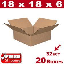 20 - 18x18x6 Cardboard Boxes Mailing Packing Shipping Box Corrugated Carton