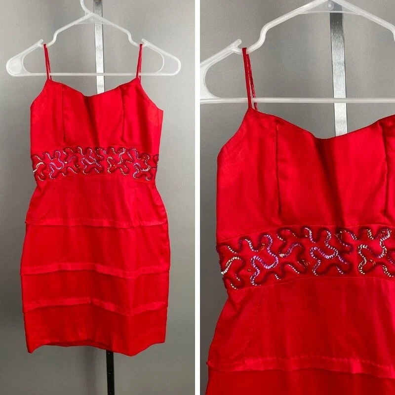 Red hotsell neon dress