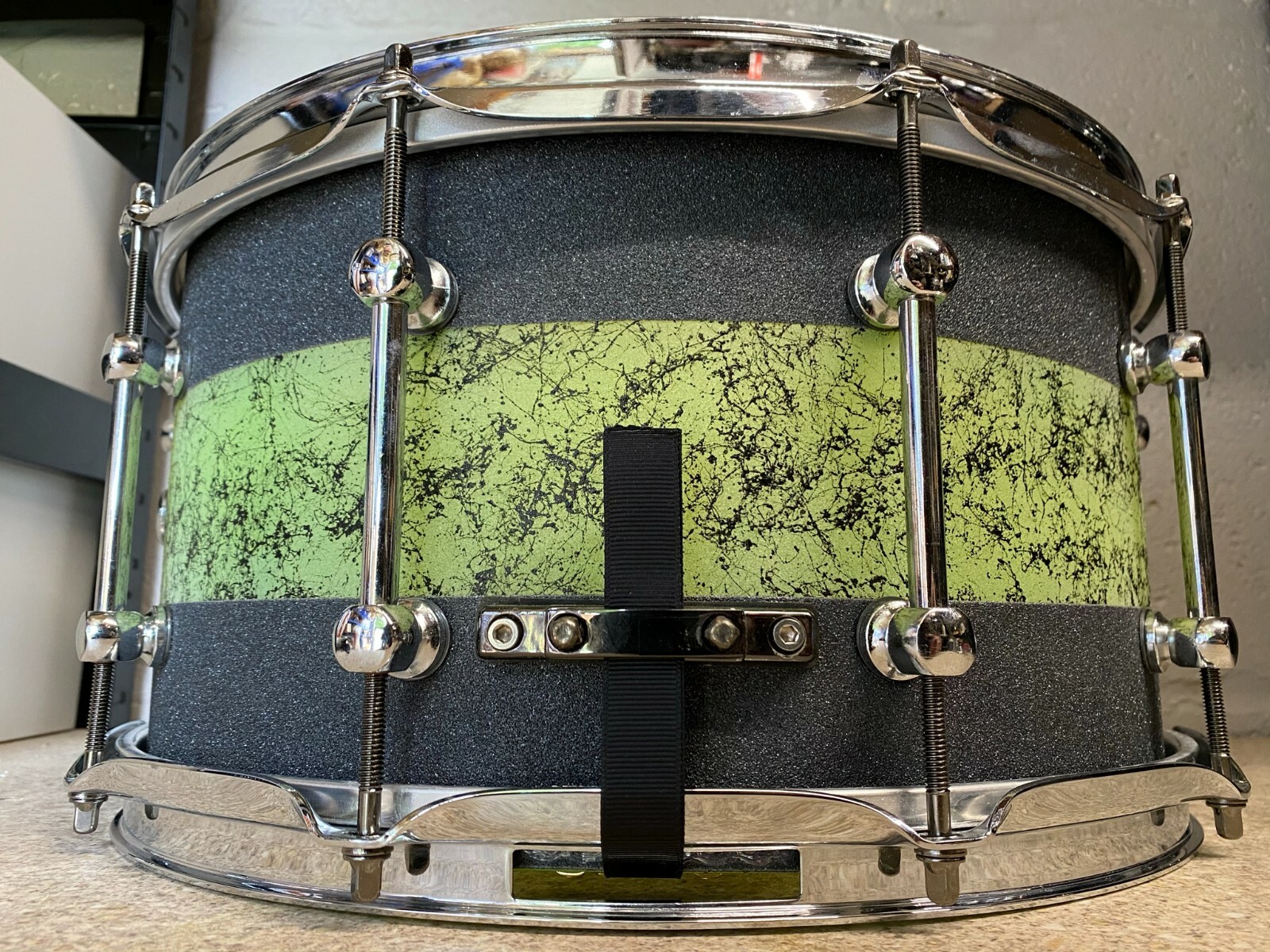 Forecast Drums Custom Acrylic 14x7" Faux Hybrid Snare Evans Drum Heads