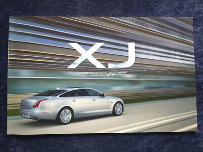 JAGUAR XJ Spezifikation und Preise Prospekt 8.2013