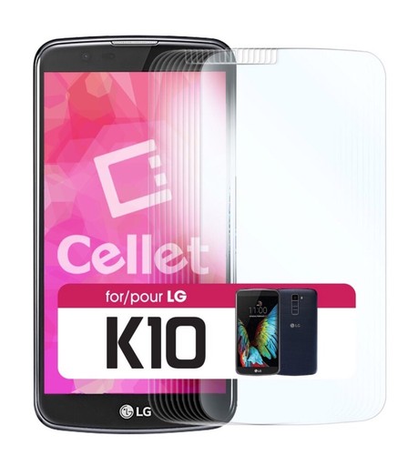 CELLET Premium Tempered Glass Screen Protector For LG K10 - Picture 3 of 3