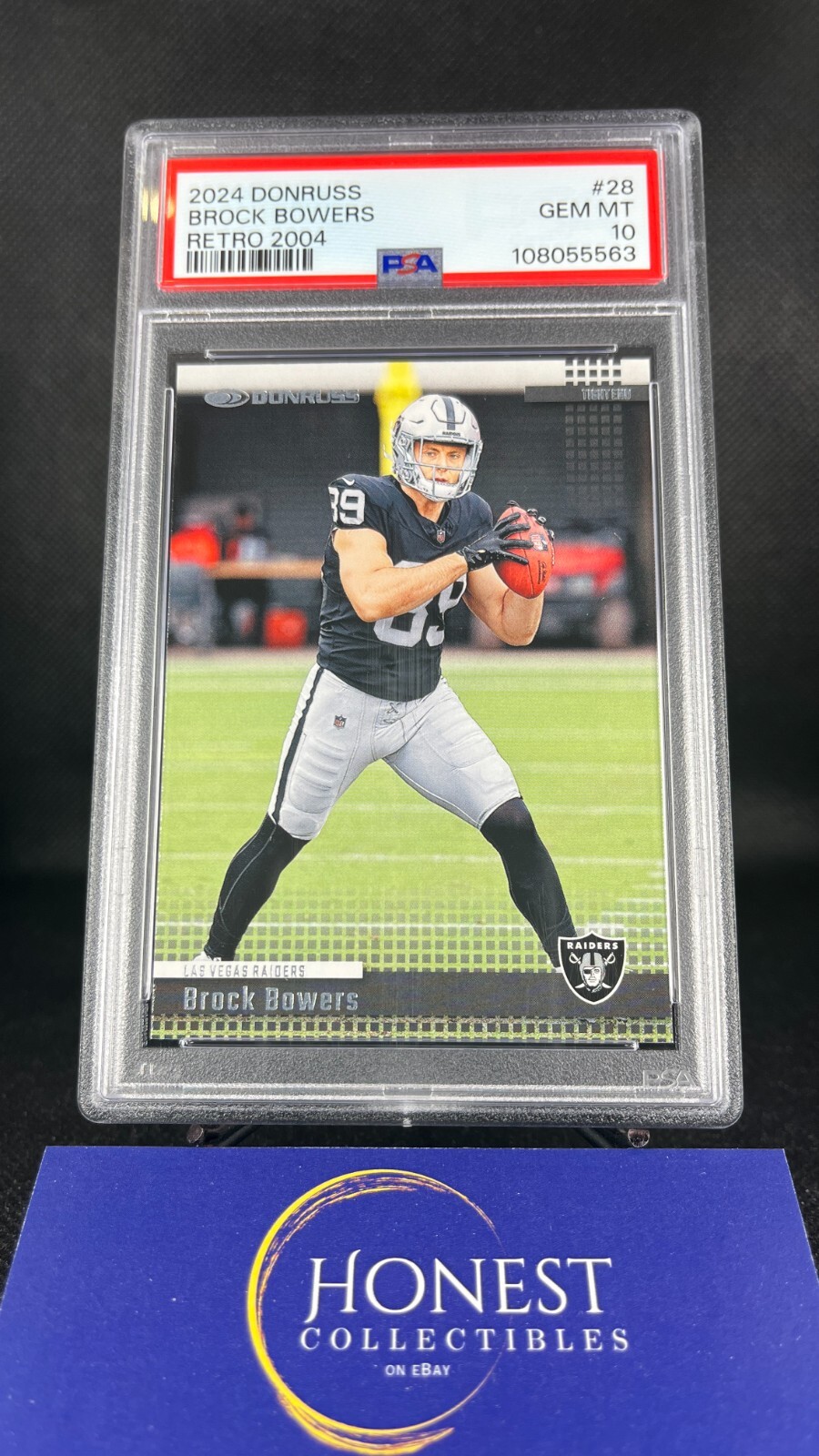 Brock Bowers Panini Donruss Retro 2004 #28 Base