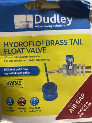 Messing Dudley Hydroflo WC Spülkasten Ventil Schwimmerventil Seiteneingang leise Befüllung