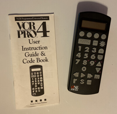Universal Remote /VCR Programmer Control #URC-6885 For TV VCR Boxes CD Players