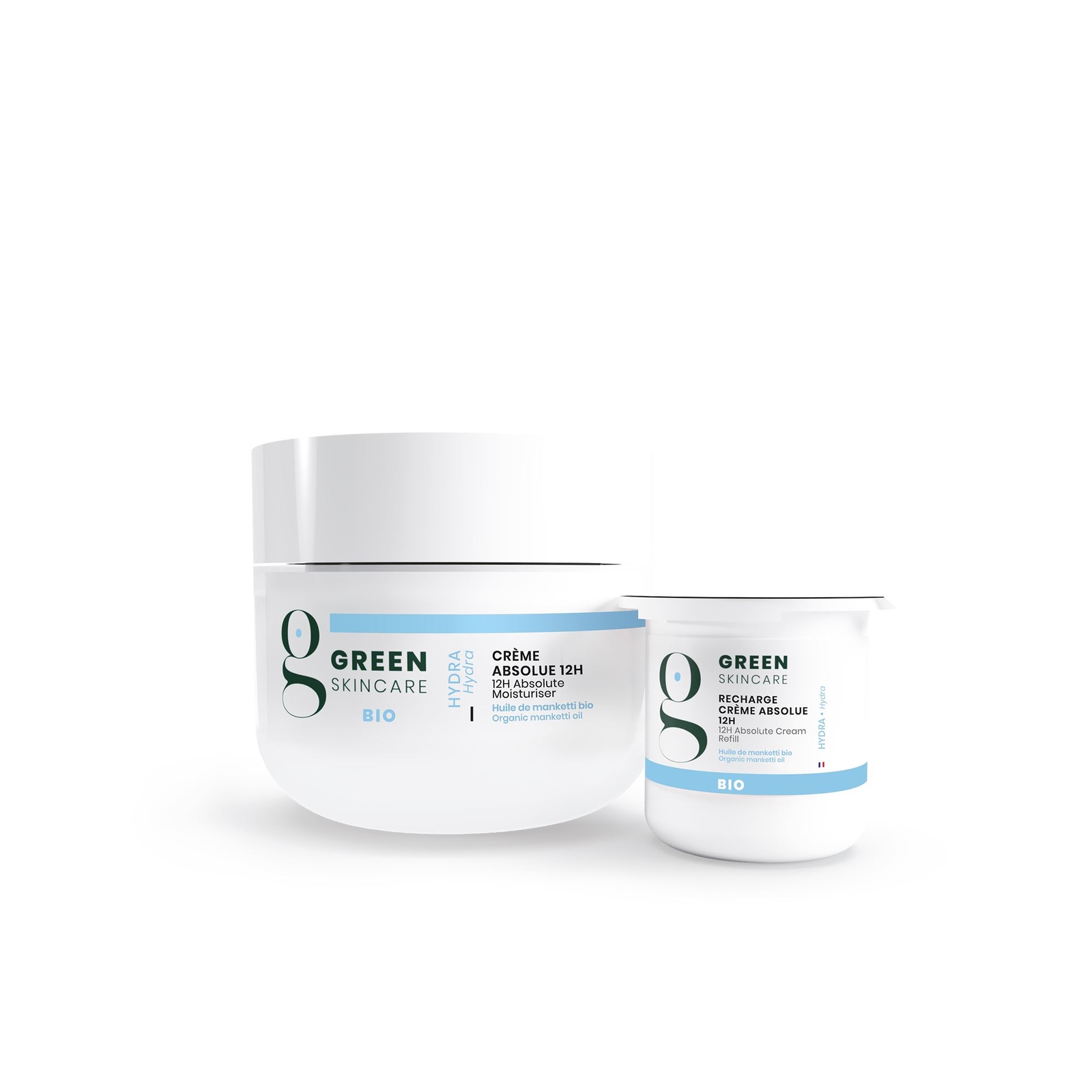 Crème Absolue 12h pot et recharge de soin visage anti-âge complet
