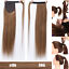 thumbnail 16 - Hair Ponytail Clip In 100% Real Human Hair Extensions Wrap Around Pony Tail 22&#034;