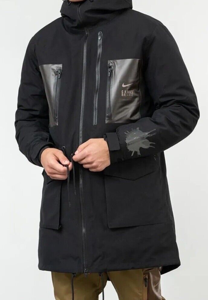 NIKE x Undercover Chaos Balance Black Fishtail Parka w/ 2-in NIKE x Undercover Chaos Balance Black Fishtail Parka w/ 2-in