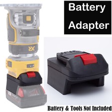 For Milwaukee M 18 18V Li-ion Battery Adapter to For Dewalt 20V Cordless Tools