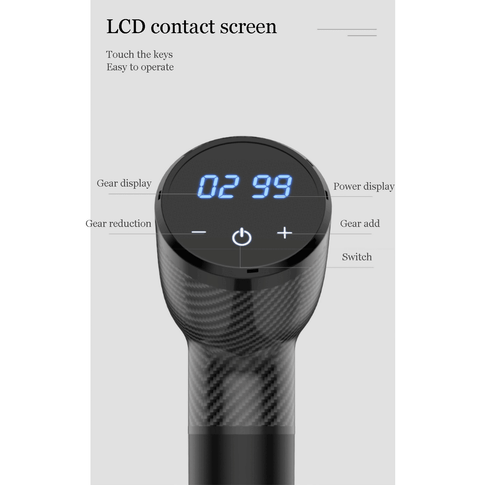 LCD Screen Sports Muscle Vibration Relaxing Tissue Percussion Massage Gun 6 head - Picture 14 of 29
