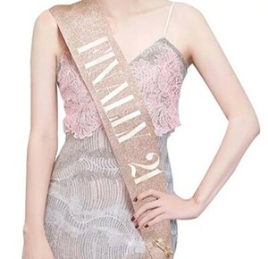 rose gold 21st birthday dress