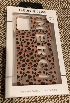 NEW Carson & Quinn Case for iPhone 11 / XR - (Cheetah Print)