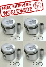 4cyl piston kit assy for peugeot 1.9 XUD9 Diesel 405 83mm +0.50 oversized 062817