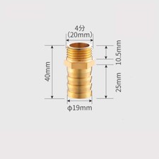Brass Pipe Fitting BSP Male Connector 4/6/8/10/12/14mm Hose Barb Tail Connector