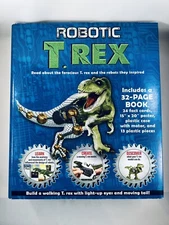 Robotic T. Rex by Paul Beck Includes Book/Cards/Plastic Case/Motor/ 13 plastic p
