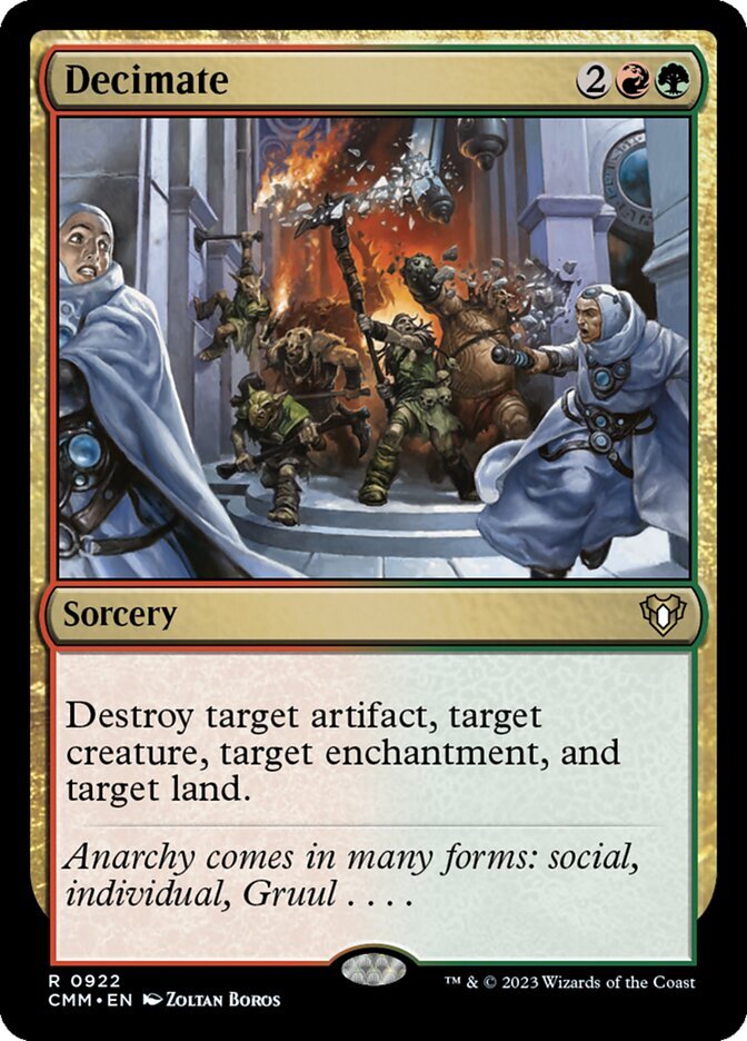 MTG Magic the Gathering Decimate (922/1173) Commander Masters NM