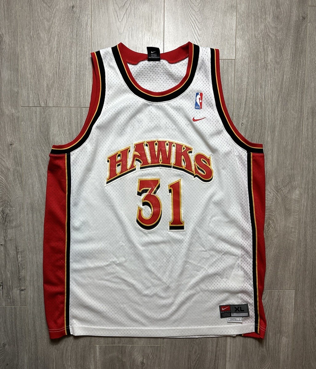 Vintage Atlanta Hawks Nike Mens Jason Terry #31 Jersey White Size