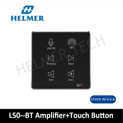 HELMER Integrated In Wall Audio Amplifier,Bluetooth-Compatible Music Player L50