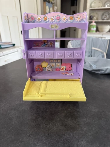 Vintage Mattel 2000 Barbie Kelly Bedroom Furniture Toy Replacement Around Home
